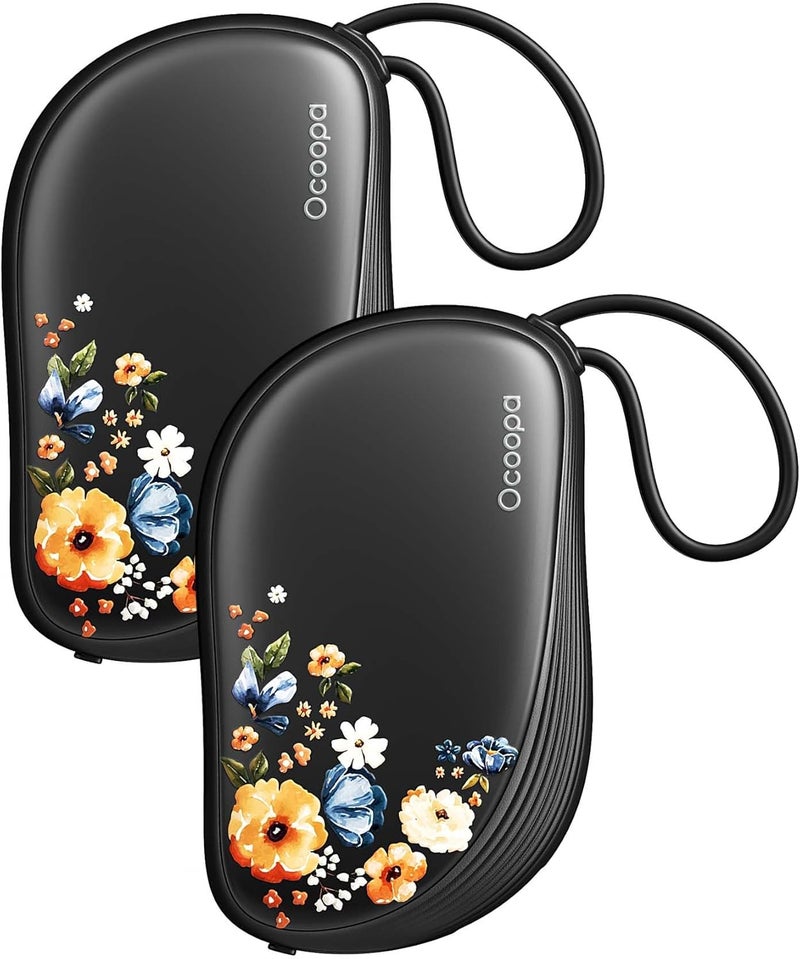 OCOOPA Hand Warmers Rechargeable 2 Pack, Ultra Slim Electric Hand Warmers, Portable Pocket Heater, Comb-Inspired, Fits in Gloves,UL Certified, Winter Essentials,UT5 Sway - Image 1